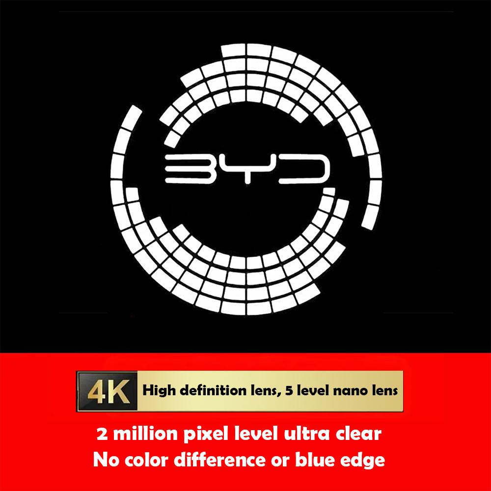 For BYD Sealion 07 EV 2024 2025 Car Welcome Light Door Projection Atmosphere Light Interior Modification Accessories
