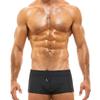 Herren-Badehose, passend für sexy Badebekleidung, Strandkleidung, Bräunen, Surfen, schwarze Blume