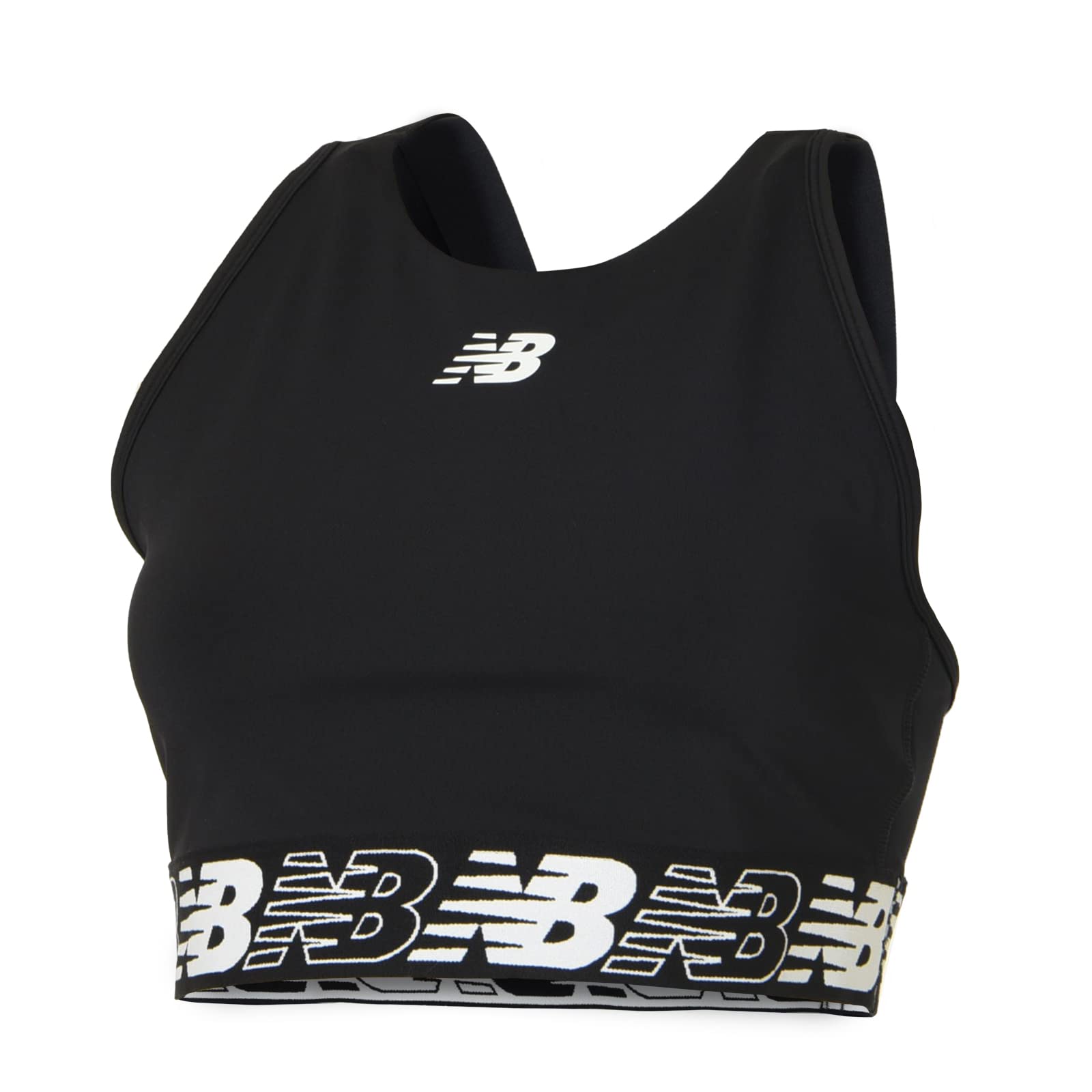 

Sports Bra Relentless Crop Bra AWB31175 BK M [New Balance] Women s (Black)