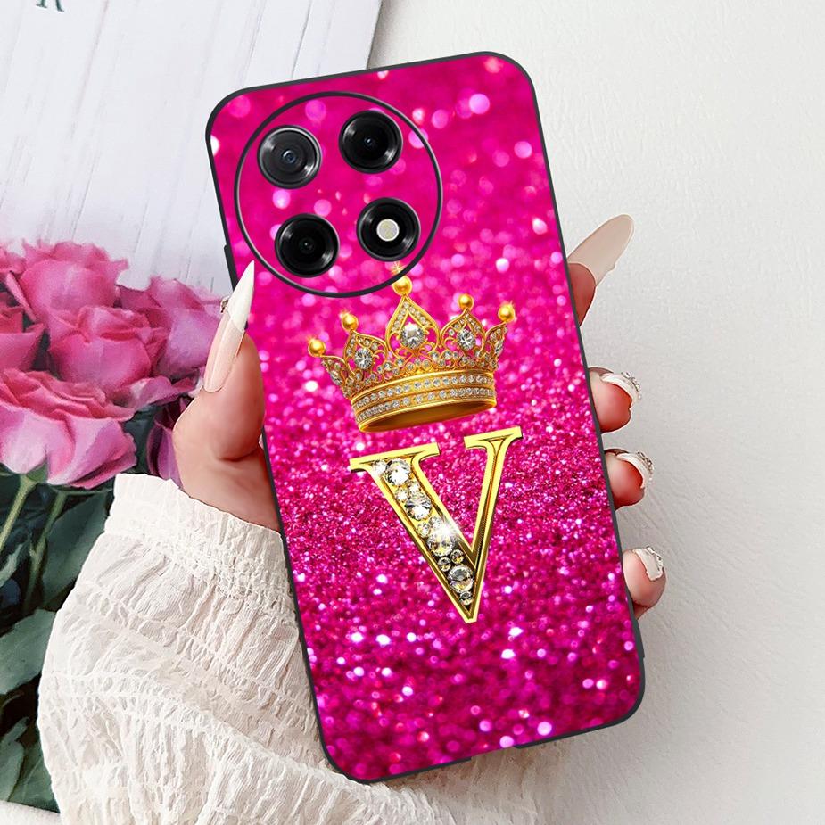 For Tecno Camon 30S Case Camon30 Pro CL8 New Crown Letters Cover Soft Silicone Case For Tecno Camon 30 Premier Camon30 5G Fundas