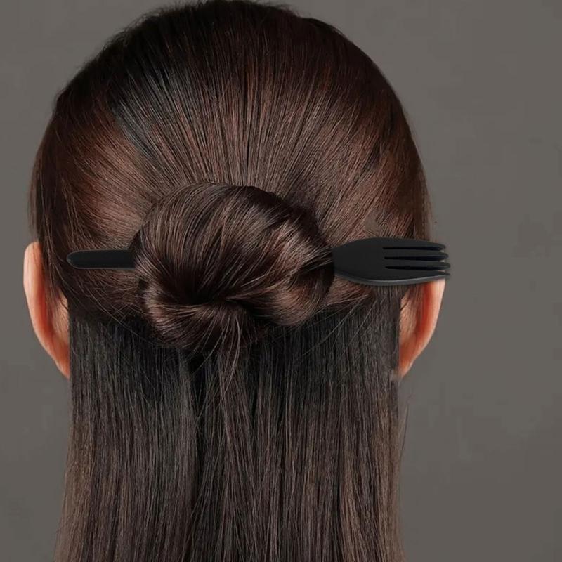 Kreativer Utensilien-Themen-Haarstab aus Harz Einzigartige Haarspange für Frauen Funktionelles Haaraccessoire Geschenkideen