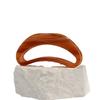 WJia Acetate France Hollow Moon Large Hair Clip - Textured High-End Shark Clip for Women