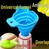 Mini Foldable Silicone Funnel for Household Oil Pouring