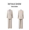 Korean Style Women's Casual Blazer Set - Autumn Fashion, Slimming Fit