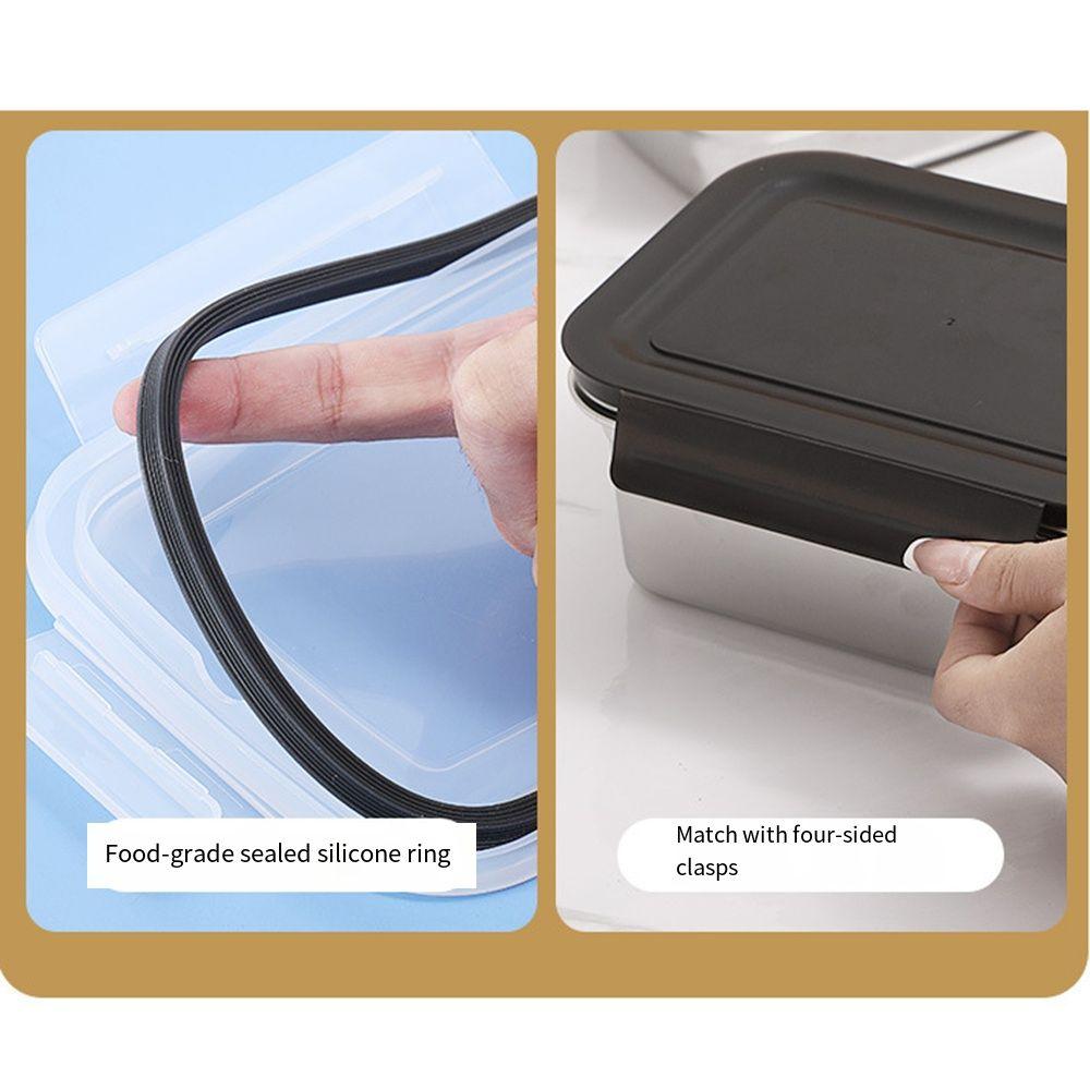 Food Grade Food Storage Containers Portable Food Box Seal Crisper Lnsulated Lunch Box School