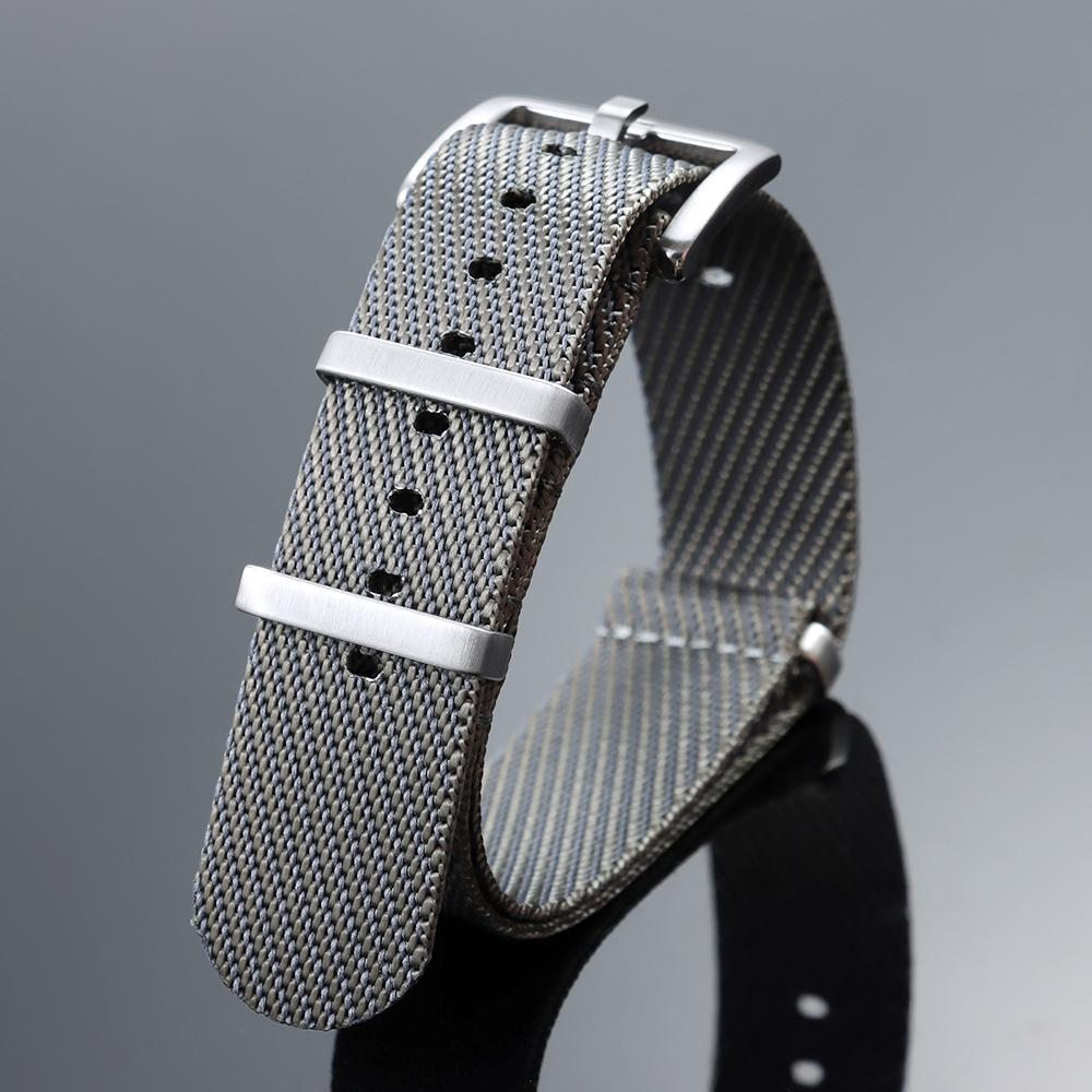 Nylon Watch Strap 18mm 20mm 22mm Stripe Watchband Replacement Watch Band Military Wristband Accessories for Seiko Watch Straps