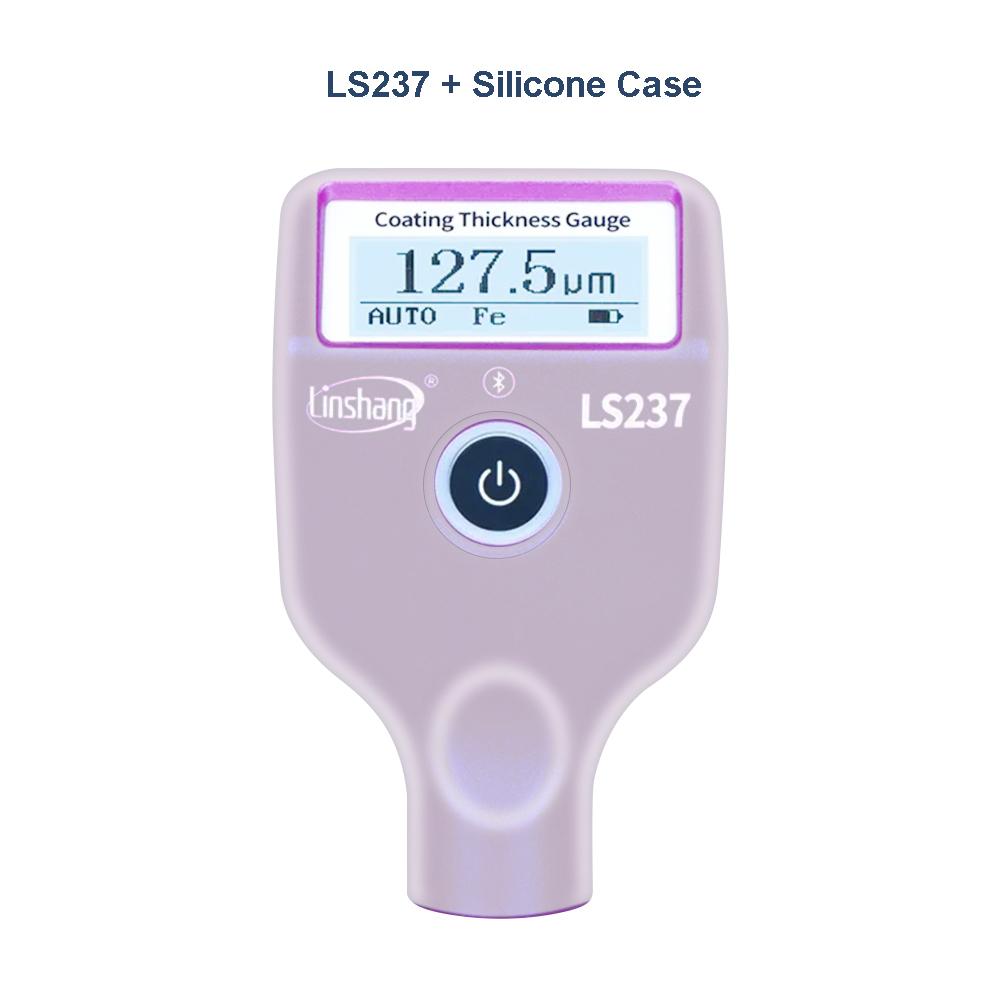 LS237 Car Paint Thickness Gauge for Auto Coating Identify Ferrous Putty Type-C Charge with Three Color and Rotatable Screen