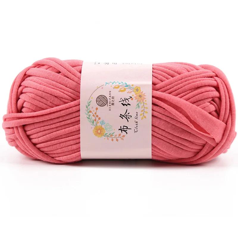 T Shirt Bulky Yarn for Hand Knitting Carpet Knitting Trap Crochet DIY Bag Purse Blanket Soft Thick Cloth Trapillo Yarn