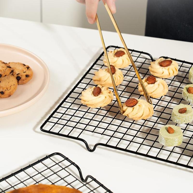 Nerezový chladicí rošt na chléb, sušenky, dorty, odkapávací rošt, chladicí mřížka, plech na pečení, domácí pekařské náčiní, kuchyňské doplňky