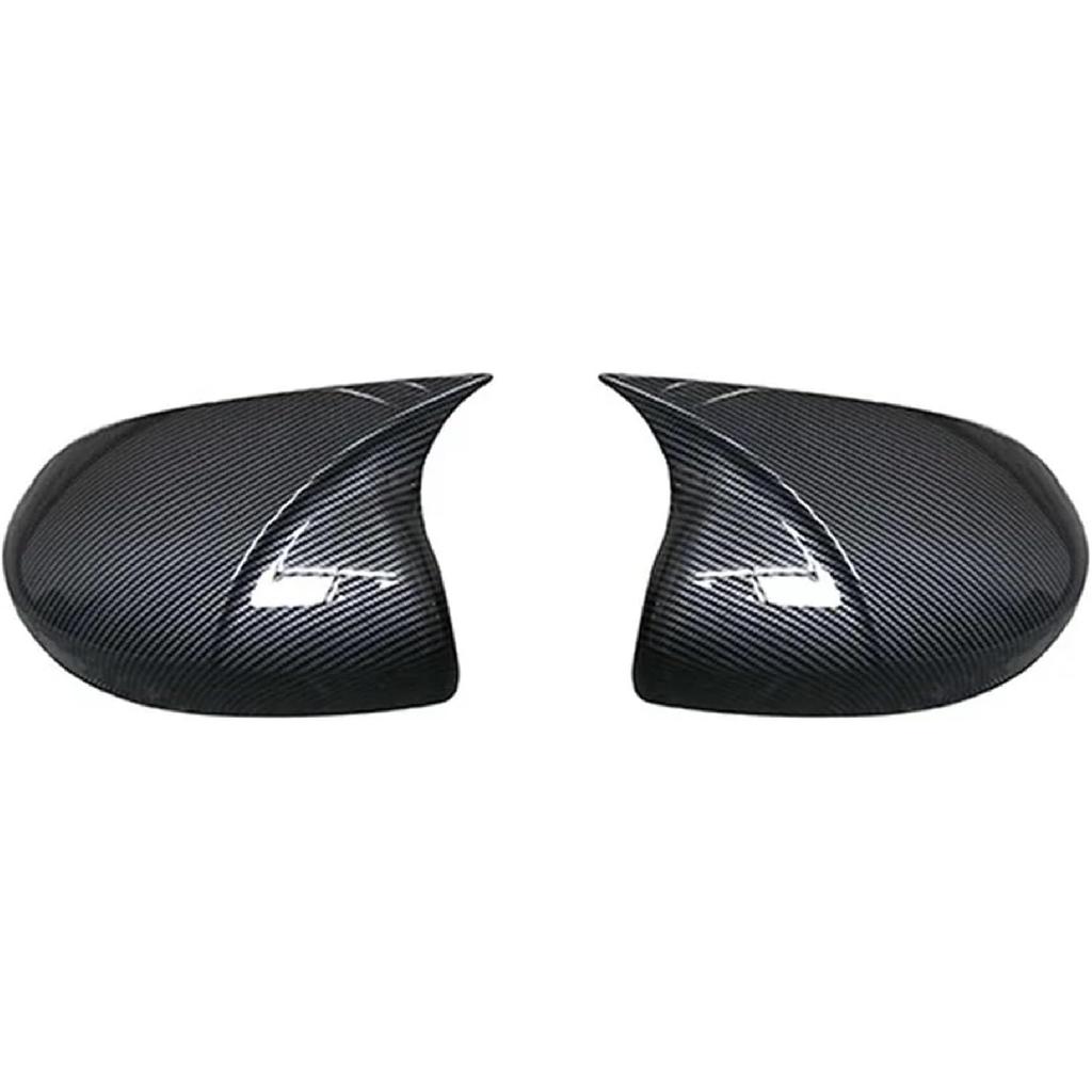 Side Rearview Mirror Cap Wing Mirror Cover Compatible With Honda Jazz GK5 2014-2020 Car Accessories(Low Prof Black)