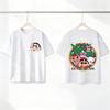 Crayons Shinchan Children Front Back Print T Shirt Kawaii Boy Girl Short Sleeve Tee Shirt Summer Kids Clothes Anime Colour Tops