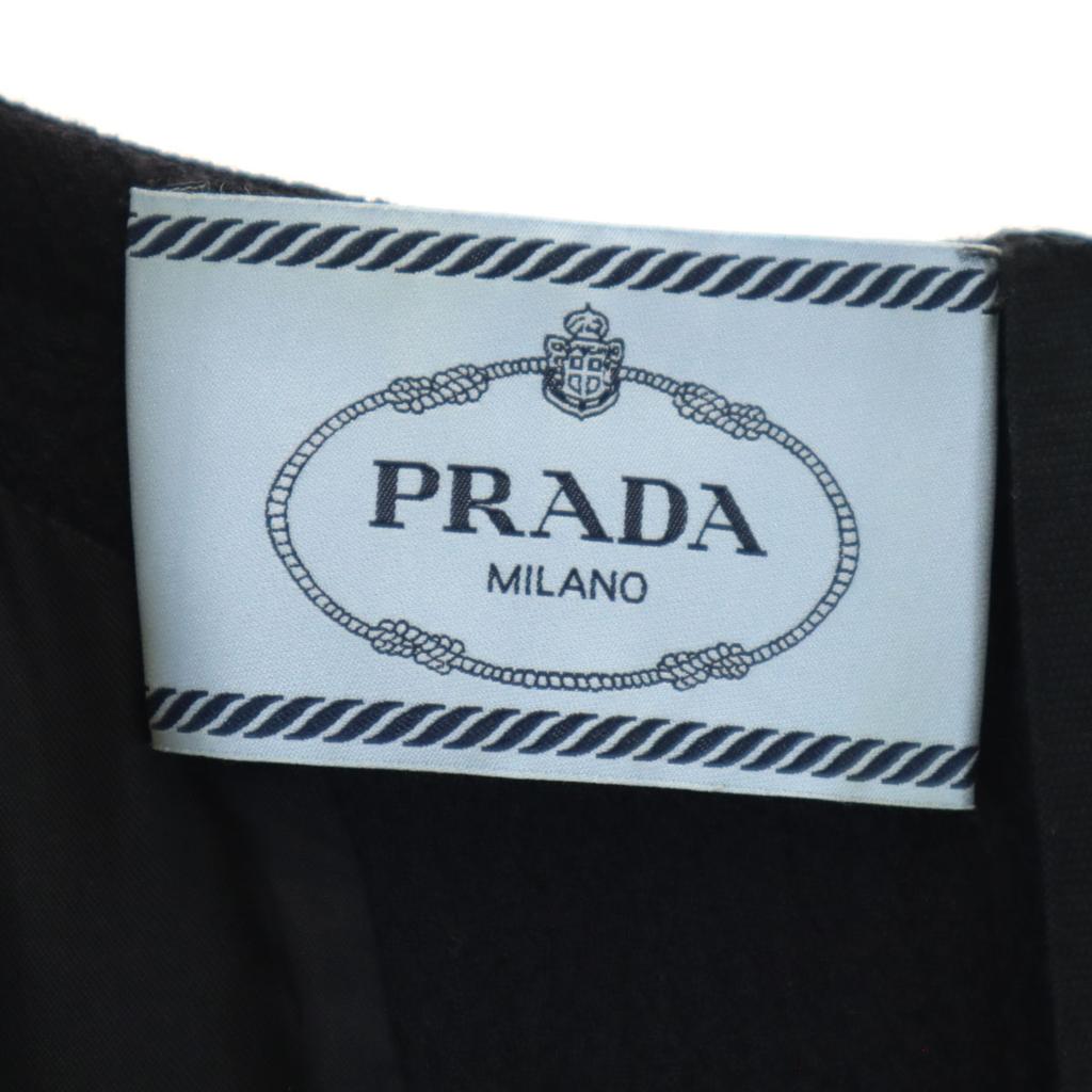 PRADA made in Italy Short sleeve one piece 38 black Women Used