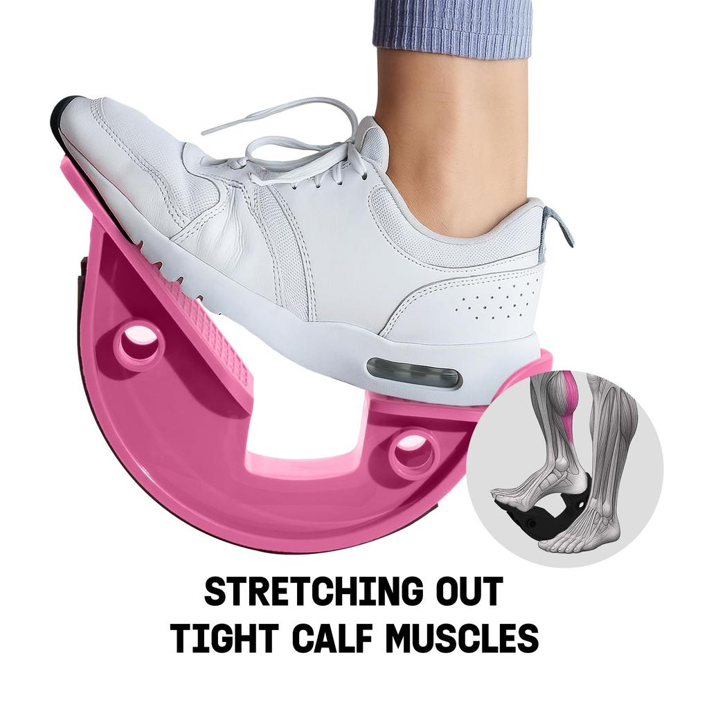 Yes4All Foot Locker Stretch 27cm Long X 10cm Wide X 13cm for Yoga and 1 Piece Imported from L5PY Board, Pink, High, Plastic, Fitness, [Officially
