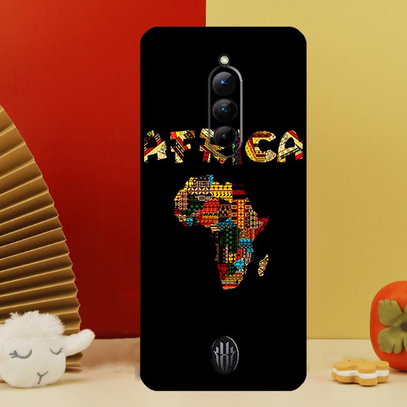 

Africa Map Geogra Case For Nubia Red Magic 10 Pro Plus 6 7 Pro 6S 7S 5G 6R RedMagic 9S 8S 8 9 Pro Plus Cover Red Magic 5S