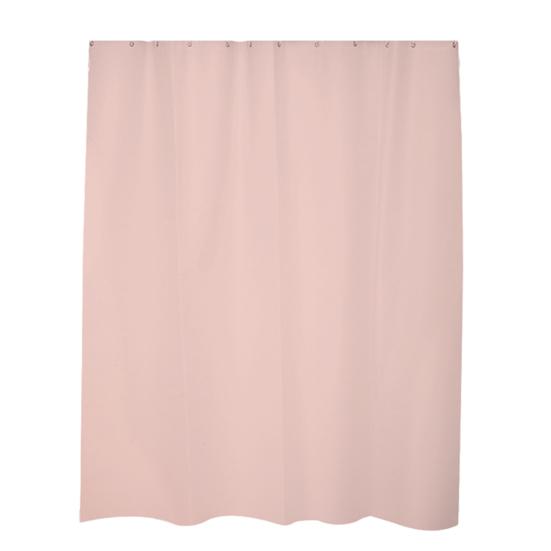 Plastic Shower Liner, Modern Solid Color Bathroom Curtain, Waterproof Shower Curtain with Metal Grommets for Bathroom Decor