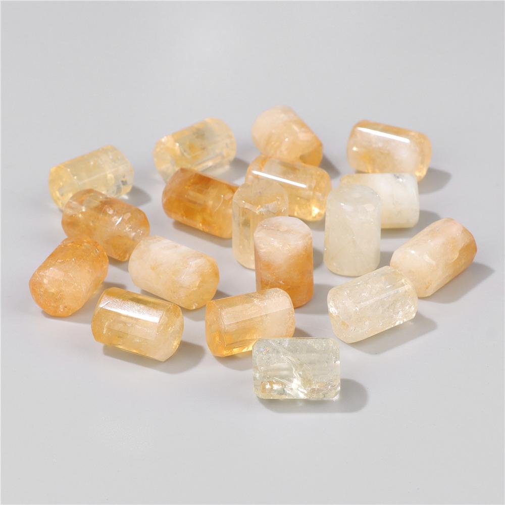 Fine 100% Natural Yellow Citrines Bead Charm Loose 12x18MM Gems Quartz Crystal Stone Beads For Jewelry Making Bracelets Necklace