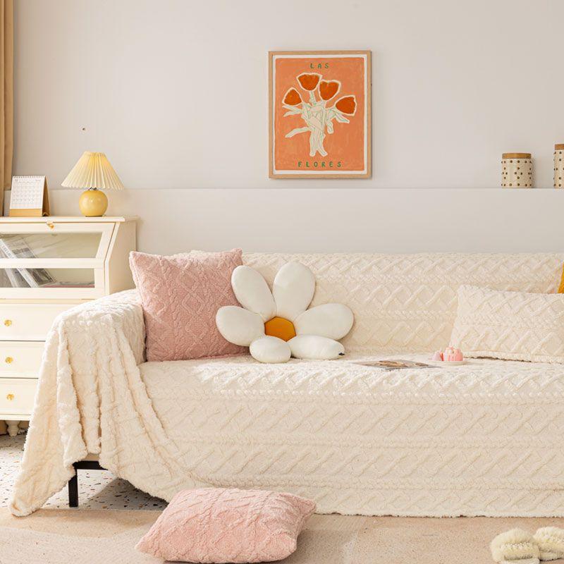 Universal Sofa Protective Cover All-Inclusive Cover Towel Anti-Scratching Lambswool Thickened Blanket Simple Seat Cushion Dustproof Cover Cloth