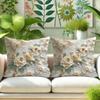 Floral Throw Pillowcases with Birdsong and Floral , High-end Home Sofa Decoration Pillowcases