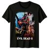 Tanz der Teufel II (1987) Filmplakat Inspiriertes 100% Baumwolle T-Shirt Herren T-Shirts Oberteil Retro 80er Jahre T-Shirt Unisex