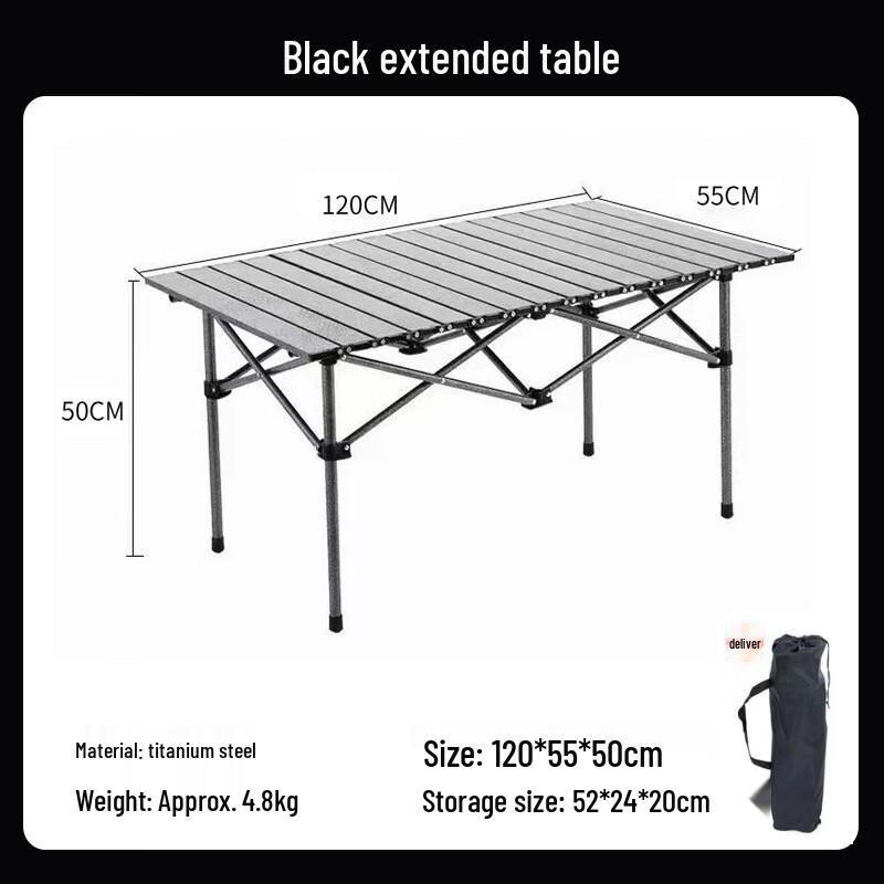 Minai Portable Outdoor Folding Picnic Table and Chair Set