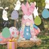 Easter Party Faceless Gnome Plush Material Easter Bunny Party Favors Plush Doll  Easter Gifts