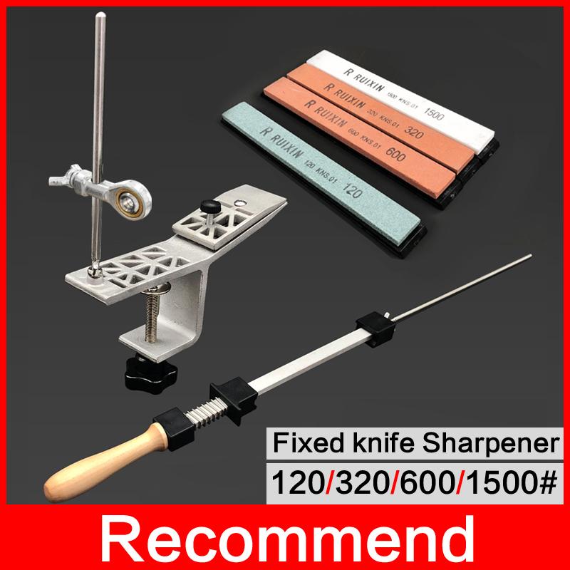 GT2001 Fixed Knife Sharpener Professional Angle Sharpeners DIY Woodwork Grinding System Diamond Grit 120-10000# With Polishing