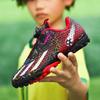 Rotary Buckle Football Shoes Children's Low-top Artificial Turf Short Broken Nails Student Children Middle Children's Grass Sports Shoes
