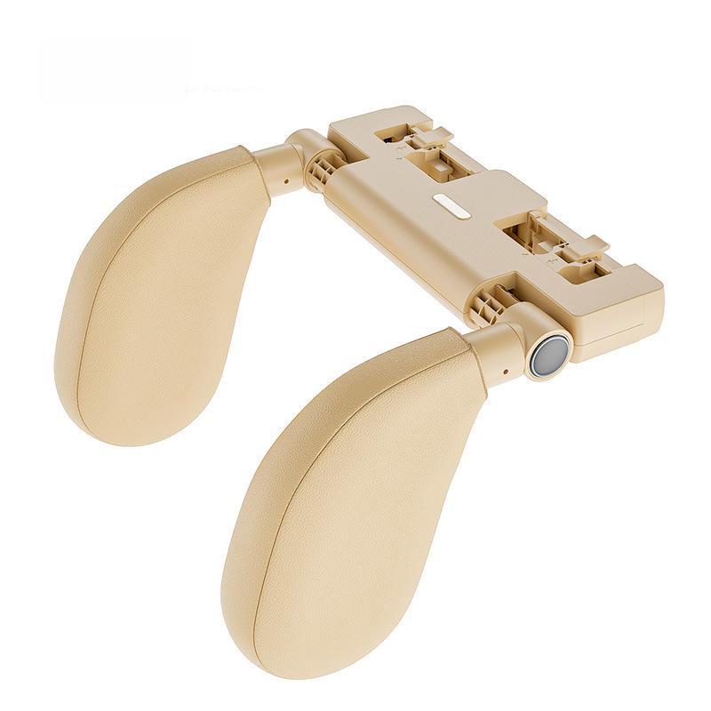 Adjustable Children's U-Shaped Memory Foam Car Headrest Pillow for Side Sleeping & Neck Support