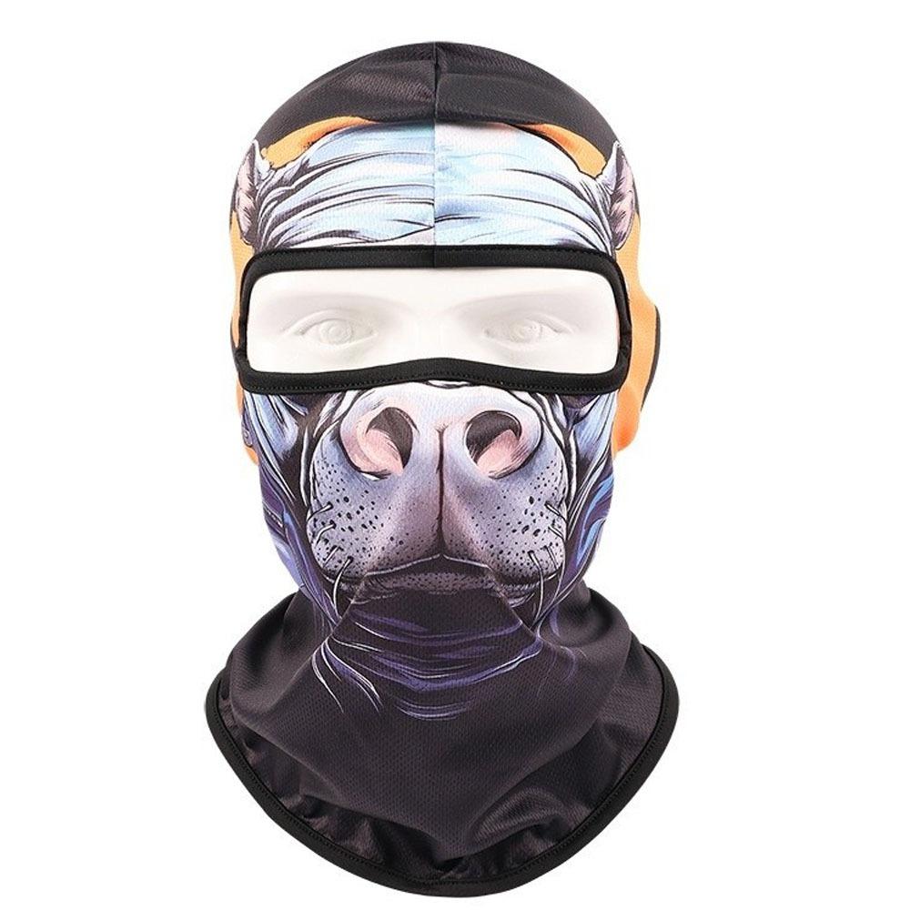 3D Printed Animal Pattern Funny Ski Mask Full Coverage Novelty Headwear  For Men Woman