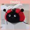 Adorable Plush Keychain With Cartoon Ladybug Design Perfect For Backpacks And Gifts