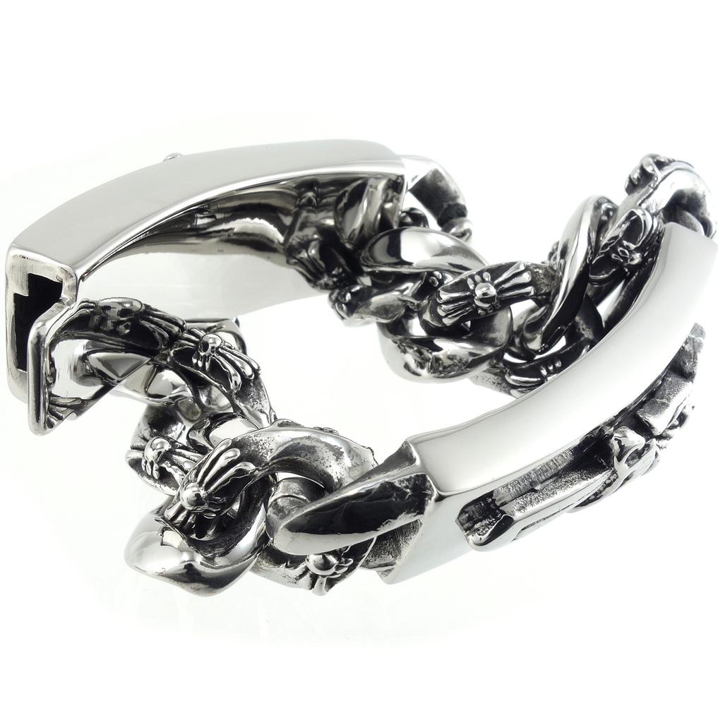Bracelet Stainless Steel Accessory Floral Cross Dagger Dbr02 [D.E.E.D] Men's &