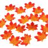 Pack Of 50 Realistic 8CM Multicolor Artificial Maple Leaves For Fall Decor And DIY Craft Projects