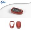 Car Key Fob Protect Cover Case Trim for Chevrolet Equinox 2017+ Red Carbon Fiber
