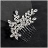 Glittering Hair Combs Clips Hair Fork Luxurious Messy Bun Maker with Glass Diamond for Banquet Wedding Gown Hair Clips