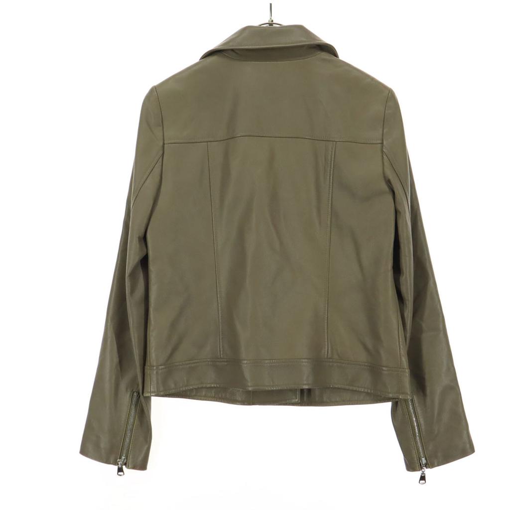 NEMIKA by Lellian Long sleeve leather Double riders jacket Sheep leather Women Used