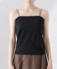 Nano Universe Stretch Punch Strapless Camisole with Size Cups, Women's, M, 010, Black, 669-5124316