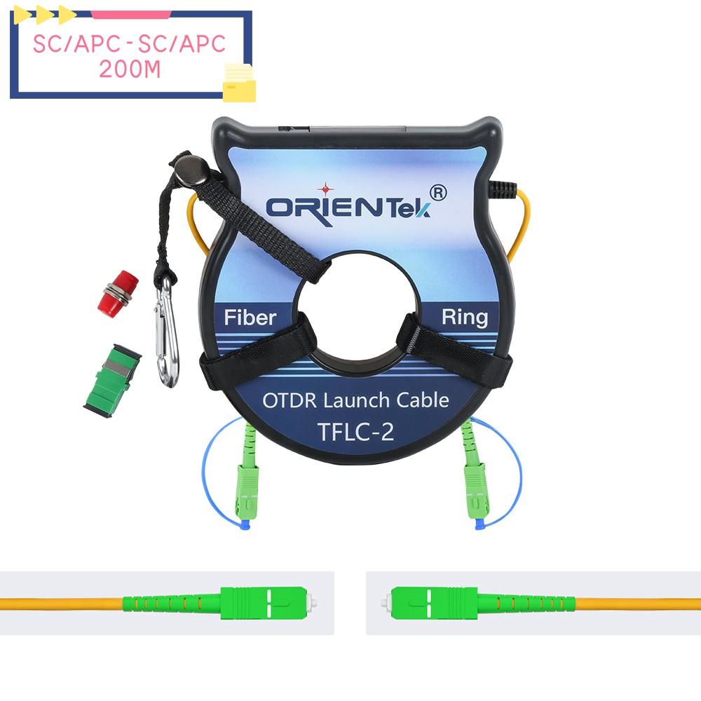 200M SC FC LC UPC APC Connector OTDR De Fibra Launch Cable Fiber Rings Single Mode OTDR Test Extension Cord Dead Zone Eliminator