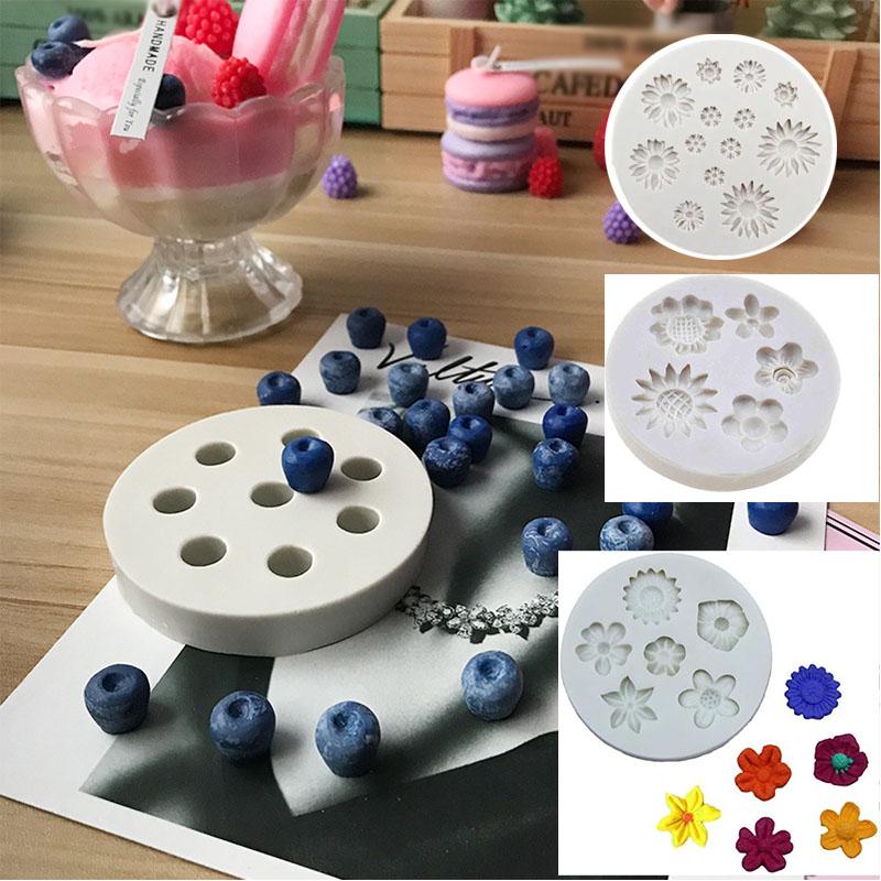 Gänseblümchen Silikonformen für Kuchen Dekoration Fondant Schokolade Süßigkeiten Gebäck Backwerkzeuge Dessertformen zum Backen Basteln