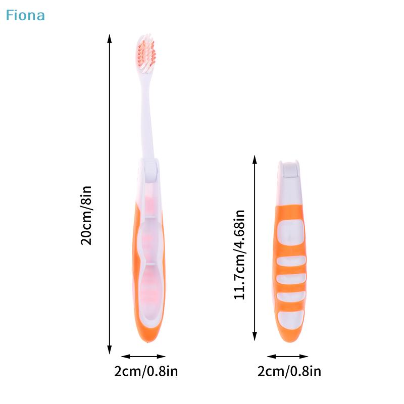 Foldable Travel Toothbrush-Soft Bristle Portable Toothbrush for Business Trip, Camping, Hiking, Hotel, Multi-Color