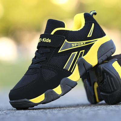 2025 Spring Classmates Children's Sports Shoes Boys Tide with Casual Shoes Lightweight Double Mesh Boys Sports Shoes Tide