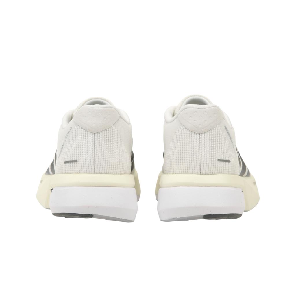 adidas Adizero Boston 13 Beyaz Siyah Çizgili Gri Erkek Spor Ayakkabı Bulut Beyazı Temel Siyah JS4939