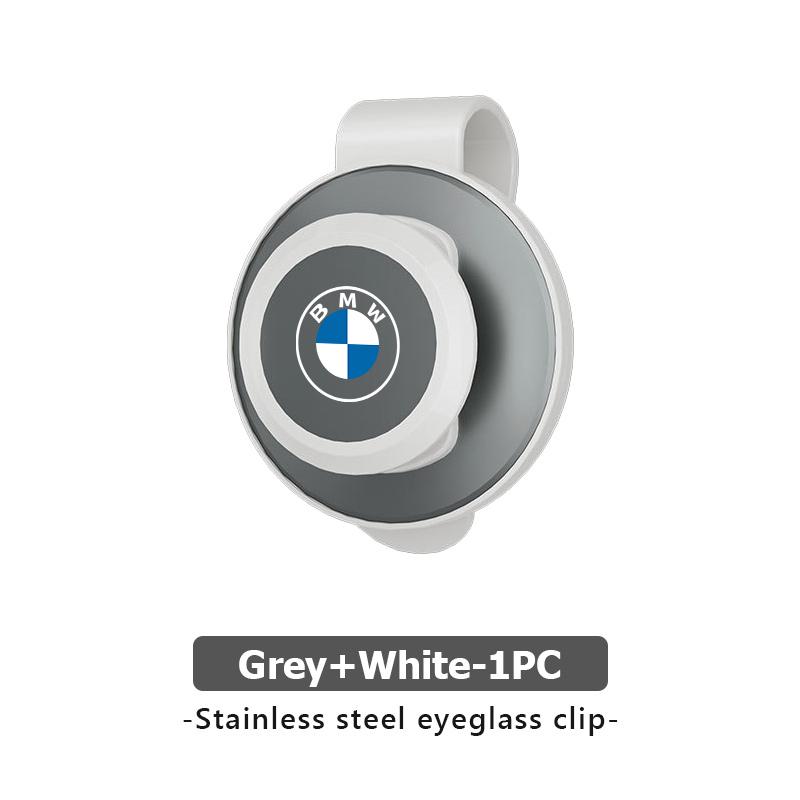 For BMW Stainless Steel Car Sunglasses Clip Sun Visor Glasses Hanger M 1 3 4 5 6 7 Series X1 X3 X4 X5 G20 G38 F48 E36 E39