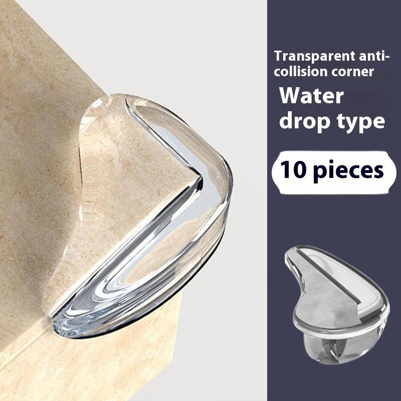 4/10Pcs Clear Anti-Collision Coffee Table Furniture Corner Protectors Soft Corner Sheathing Living Room Decor