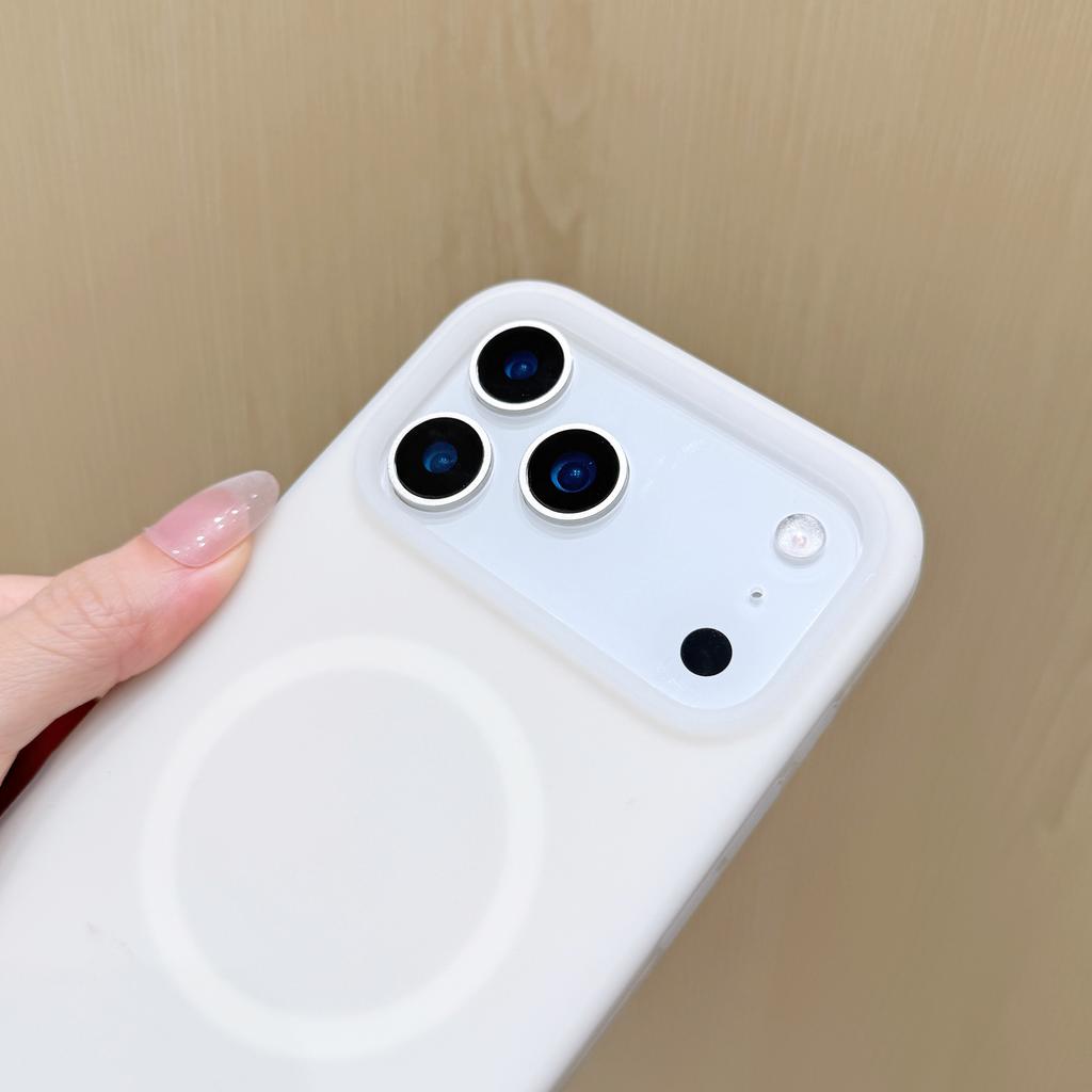 Frosted Jelly ForMagsafe Silicone Case ForiPhone 17 Air 16 15 14 13 12 11 Pro Max Fluorescent Color Magnetic Shockproof Cover
