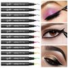 12 Colors Eyeliner Kit Makeup Waterproof Quick-Drying Pen Cosmetic Set, 1 Piece