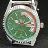 SEIKO 5 AUTOMATIC VINTAGE REFURBISHED 6309A JAPAN MENS GREEN WATCH a440800-4