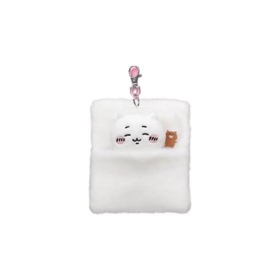 Chiikawa Plush Futon Reel Pass Case Suyasuya Chiikawa
