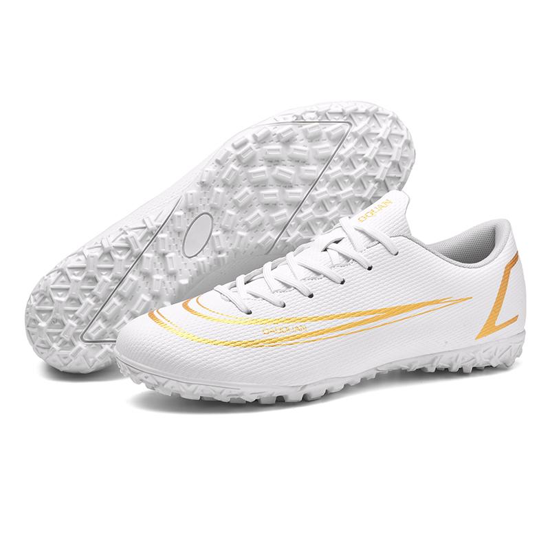 Mens Football Shoes  New Hot Selling Low Cut Anti Slip FG/TF Football Shoes Breathable Match Soccer Shoes for Man