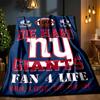New York Giants Logo Blanket Outdoor Flannel Blanket for Camping, Hiking, Garden Parties, Picnic Essentials,gift for family and friends