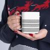 "mă menții sănătos la minte" Cană de cafea ceramică de 11 oz Cană amuzantă unică pentru prieteni, familie și colegi Cadou cană modernă pentru iubitorii de cafea
